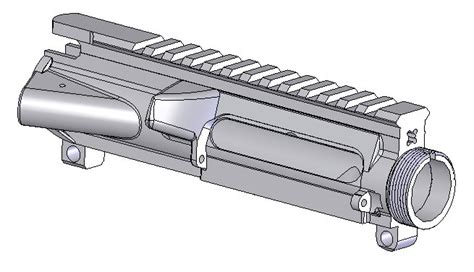 cnc machining and ar 15 upper|upper receiver machine.